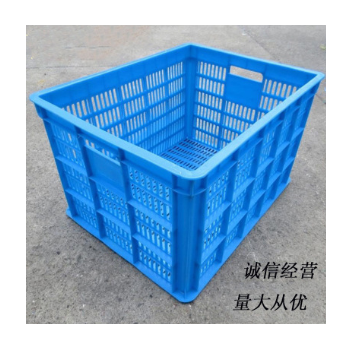 680塑料周轉筐子網格中轉膠筐服裝筐加厚蔬果筐方形箱多孔工業(yè)框