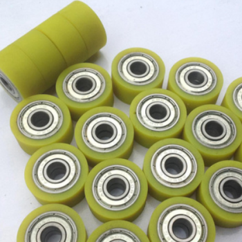 供應聚氨酯包膠輪硬度75度 聚氨酯包膠滾輪 聚氨酯軸承異形件制品