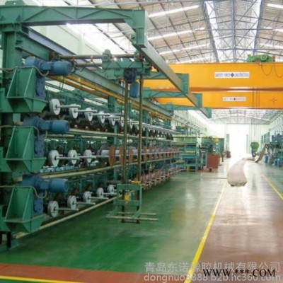 東諾橡膠機械型號齊全 大型鋼絲繩輸送帶硫化生產(chǎn)線