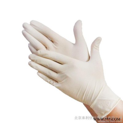 愛(ài)馬斯一次性手套乳膠天然橡膠防水耐油無(wú)粉防滑型無(wú)菌手套日用