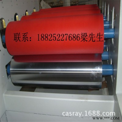 山東軸棍耐高溫包膠加熱鐵芯套膠橡膠pu加工