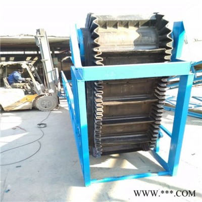 全封閉分揀用傳送機(jī)批量加工 橡膠帶運(yùn)輸機(jī)