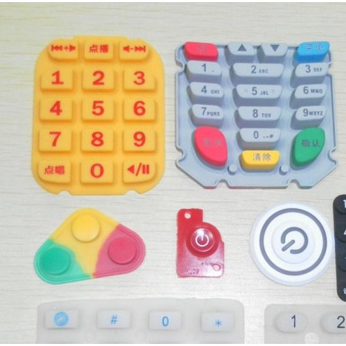 加工定制橡膠制品按鍵、遙控器按鍵等橡膠雜件按鍵系列