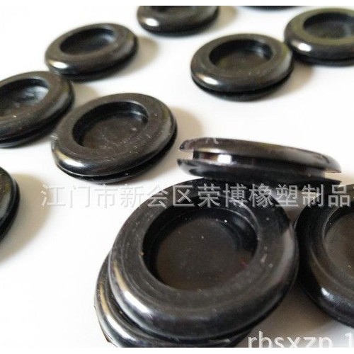 直銷 硅膠帶膜過線圈 加工過線圈 橡膠護線套 來圖來樣定制