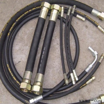 大合盛 高壓橡膠管 高壓鋼絲編織液壓管 工程機(jī)械液壓膠管 挖機(jī)液壓管路油管 河北膠管廠家