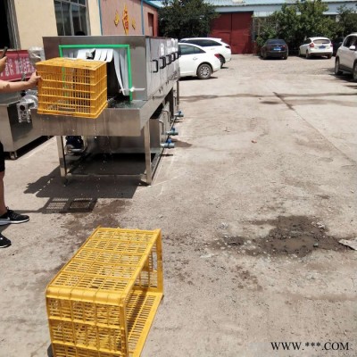 義康牌XKJ-4000型 肉串筐洗筐機(jī) 雞肉筐去油污清洗機(jī) 塑料板清洗機(jī)