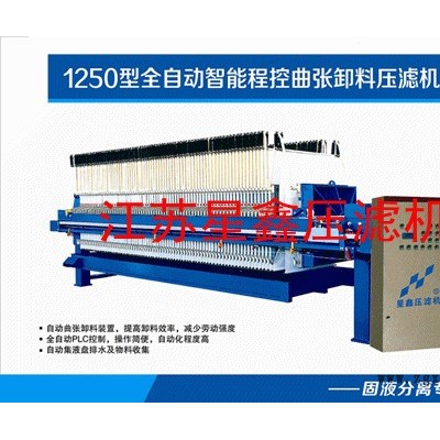 供應(yīng)星鑫XAYGZ150/1250隔膜壓濾機(jī)在顏料行業(yè)的應(yīng)用