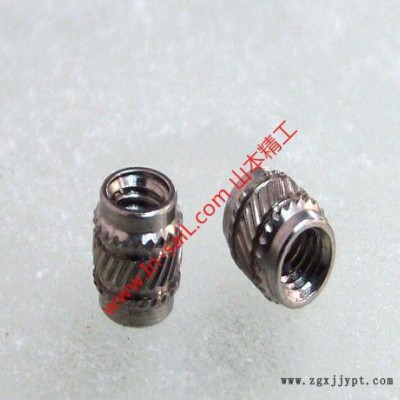 南京熱熔螺母，江蘇滾花銅嵌件加工，注塑銅螺母規(guī)格報(bào)價(jià)