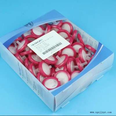 一次性過濾器PTFE針頭濾器針筒式過濾器有機(jī)系25mm0.45um100個/盒