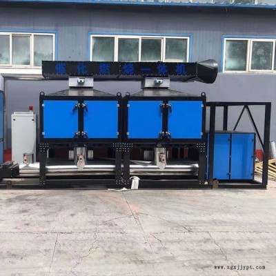 4萬風量離線催化燃燒設備 再生料廢氣處理催化燃燒 工業(yè)印刷化工催化燃燒