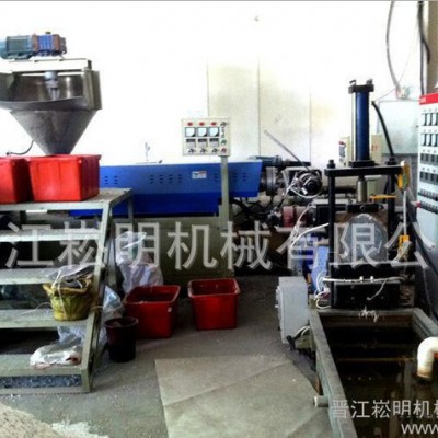 塑膠擠出連續(xù)過濾器，無網(wǎng)過濾塑料造粒機(jī) 回收料再生料造粒機(jī)