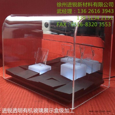 進(jìn)銳PMMA-01型2mm透明PMMA亞克力塑料儲物盒工藝品加工定制