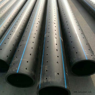 恒泰牌**加厚型HDPE帶孔滲水管DN300HDPE花管