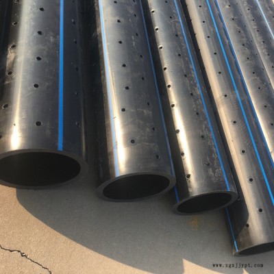 恒泰牌**HDPE帶孔滲水管加厚型DN200導氣石籠管