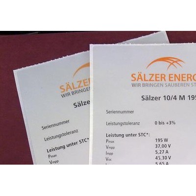 鄂爾多斯太陽能電池板PET標(biāo)簽-SOLAR MAT SILVER POLYESTER LABEL