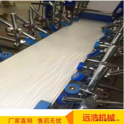 全能快裝墻板封邊機 全自動鋁材包覆機 遠(yuǎn)浩**PET啞光膜包覆機