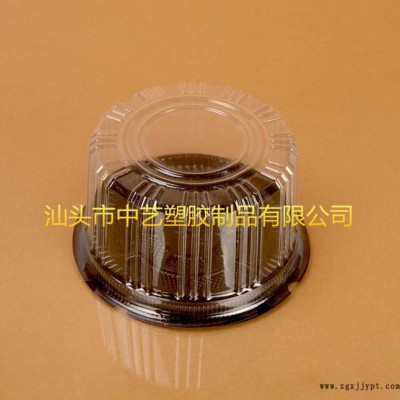 供應(yīng)B016圓形平蓋吸塑西點(diǎn)包裝盒點(diǎn)心盒 PET盒子烘焙包裝盒1200套