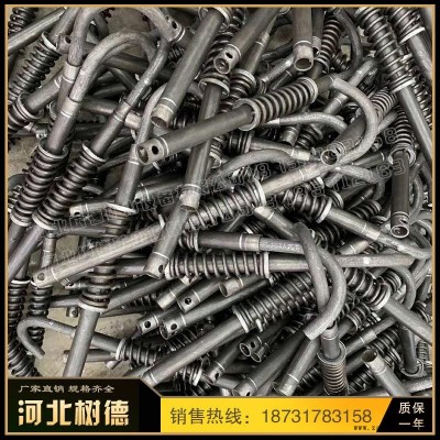 樹(shù)德廠家定制輸送機(jī)各種托輥配件軸承座 塑料密封圈 緩沖橡膠圈 梳型托輥隔離套 摩擦頭 掛鉤