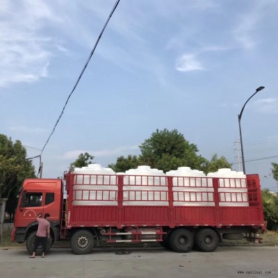立式聚乙烯塑料儲罐批發(fā) 寧波辰煜滾塑容器出售10噸殺菌劑儲罐