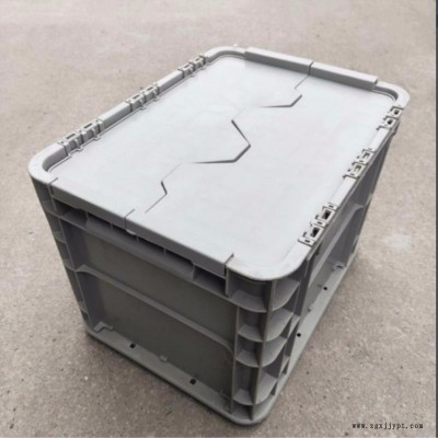上海金港供應(yīng)400-300-280帶蓋塑料周轉(zhuǎn)箱，物流轉(zhuǎn)用箱，汽車配件包裝箱