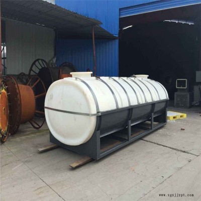 10噸臥式防腐蝕塑料儲(chǔ)罐/10立方臥式防腐蝕蓄水箱