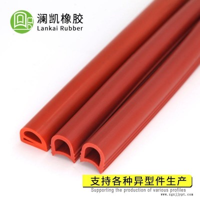 硅膠密封條 寧波汽車(chē)門(mén)窗P型硅膠條 瀾凱車(chē)庫(kù)門(mén)耐低溫橡膠條