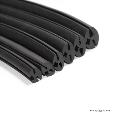 視窗玻璃用三口橡膠條 機械門窗H型密封條