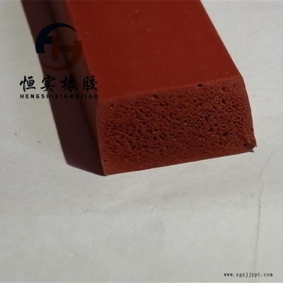 硅膠耐高溫密封條 方形發(fā)泡實心密封條 機械密封條