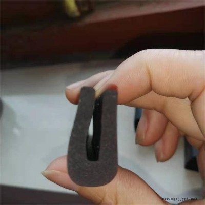 U型玻璃包邊條壓條 三元乙丙U型密封條 橡膠型包邊條