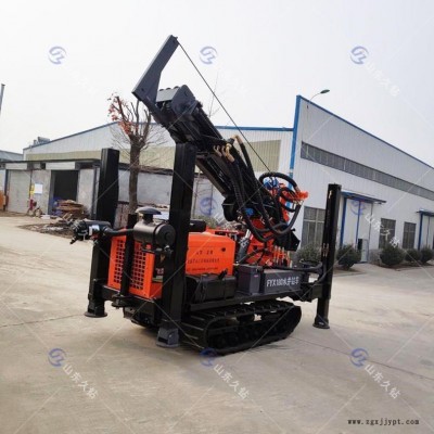 山東飛達(dá)FY180橡膠履帶氣動水井鉆機