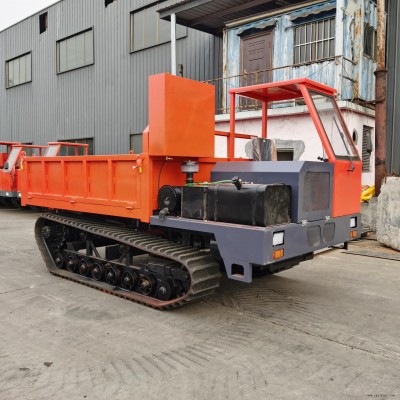 高速6噸水田履帶自卸車生產(chǎn)廠家 四噸多功能橡膠履帶農(nóng)用車?yán)炷? title=