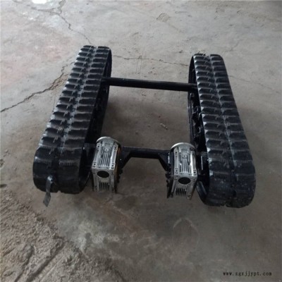 橡膠履帶運(yùn)輸車變速箱底盤(pán)  建筑遙控履帶底盤(pán) 山坡泥濘橡膠履帶運(yùn)輸?shù)妆P(pán)