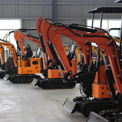 小型挖掘機履帶 果園用小型挖機 農(nóng)用小型輪式挖掘機 橡膠履帶小挖機