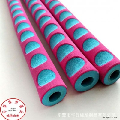 專(zhuān)業(yè)定制雙色指紋發(fā)泡管，NBR發(fā)泡管，海綿橡塑發(fā)泡管手把套廠家