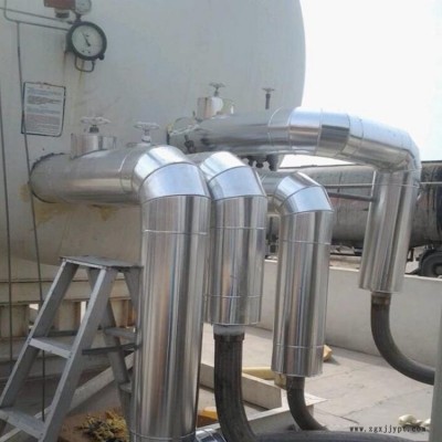 石家莊贊皇縣不銹鐵橡塑管道保溫  反應(yīng)釜設(shè)備罐體保溫  PAP外護(hù)白鐵保溫  管道鐵皮保溫