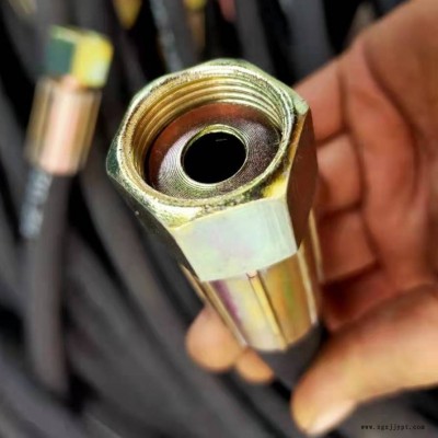 高壓膠管 液壓膠管 膠管總成 壓濾機用膠管總成M22*1.5A型接頭 通達(dá)橡塑 Φ13-1層