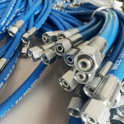 液壓油管  高壓膠管 工程機械用液壓油管 通達橡塑  設備用高壓油管10*18*1.5mm藍色高溫耐油管