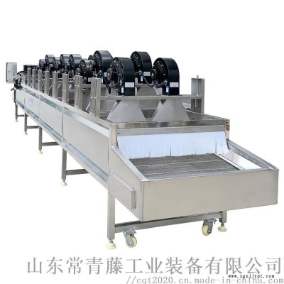 玻璃瓶塑料瓶清洗風(fēng)干線 全自動(dòng)杏鮑菇翻轉(zhuǎn)式風(fēng)干機(jī)
