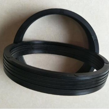 廠家生產供應軸孔兩用V型夾布油封 油缸組合密封圈 加布氟膠V組合