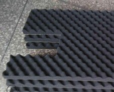 自粘背膠橡塑雞蛋棉 阻燃波浪吸音棉 KTV琴房錄音棚雞蛋棉隔音棉