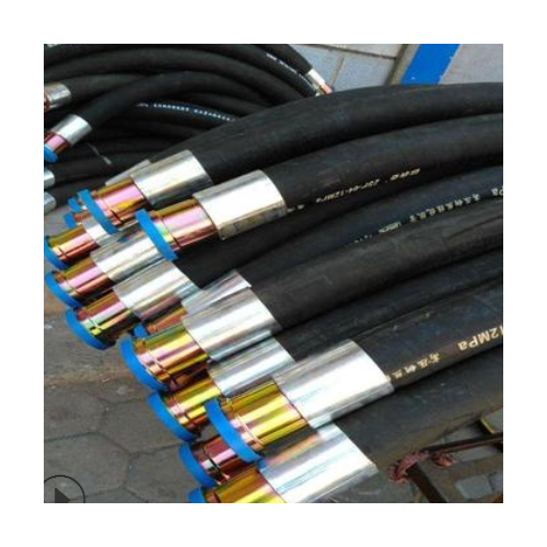 工廠供應高壓膠管總成 定制工程機械液壓膠管 鋼絲纏繞膠管總成