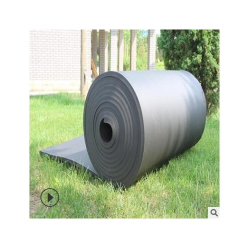 b1級阻燃隔熱黑色橡塑板 機械設(shè)備管道隔音降噪保冷橡塑板