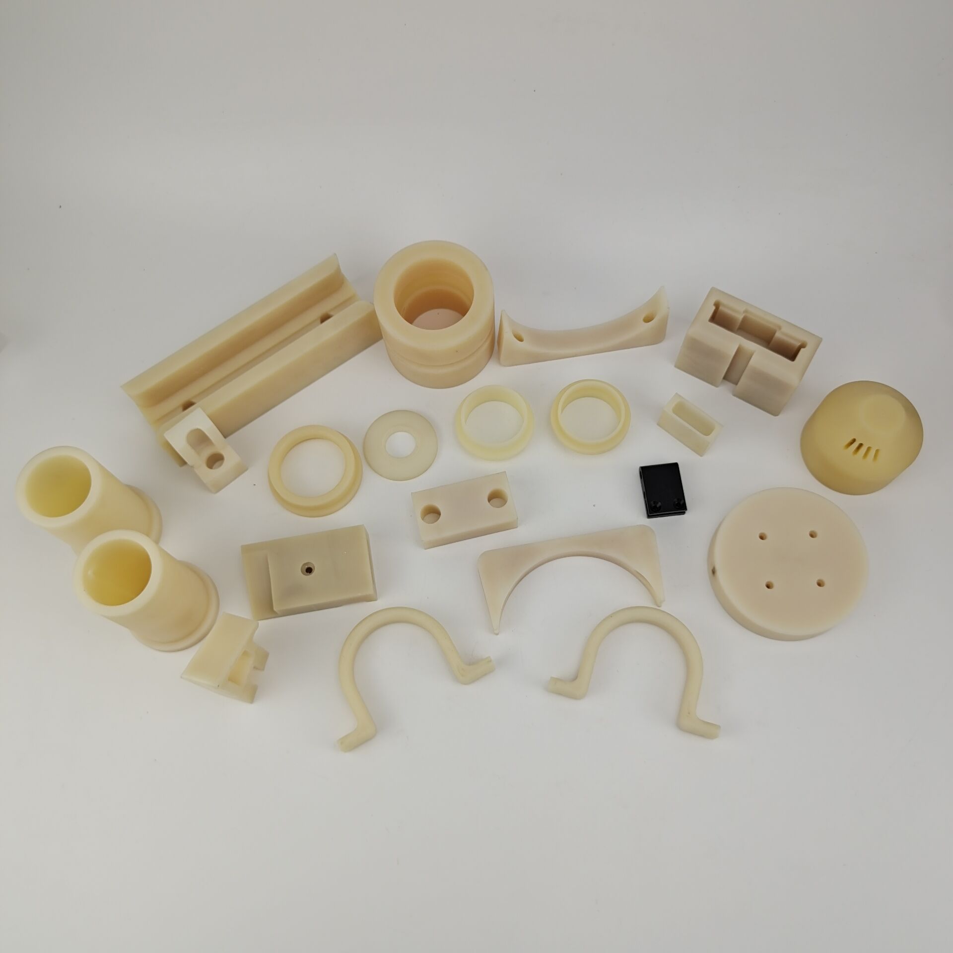 CNC加工尼龍滑塊，尼龍軸套，尼龍滑輪，尼龍異形件 (1)