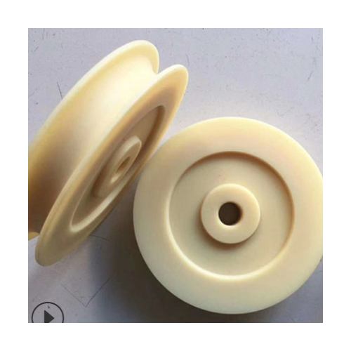 貨梯鋼絲繩滑輪拉繩塑料升降大小家用定滑輪軸承輪u型尼龍起重v型