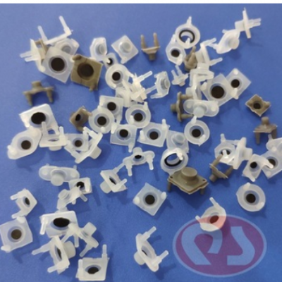 硅橡膠按鍵 硅膠單點(diǎn)按鍵 導(dǎo)電按制 玩具開關(guān)按鈕 導(dǎo)電按鍵帶兩腳