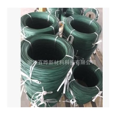 國(guó)外彩色工藝鐵絲 圣誕樹(shù)掛鉤絲園藝?yán)壭”P(pán)絲優(yōu)質(zhì)包塑pvc絲
