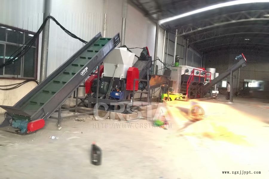 洗發(fā)水瓶破碎清洗線