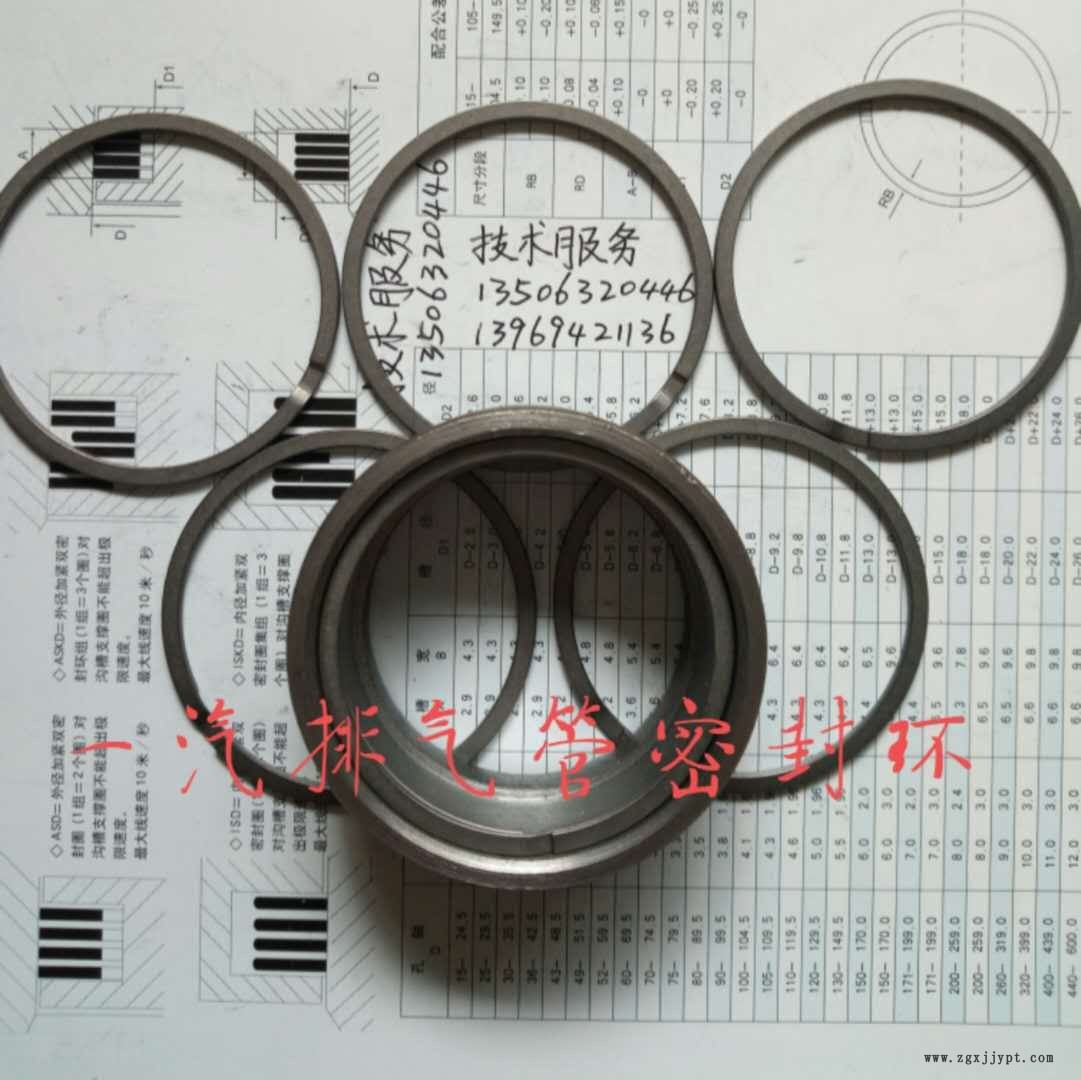 汽車 排氣管 密封環(huán) 密封圈 排氣管密封環(huán) 內(nèi)燃機(jī)排氣管密封環(huán)示例圖1