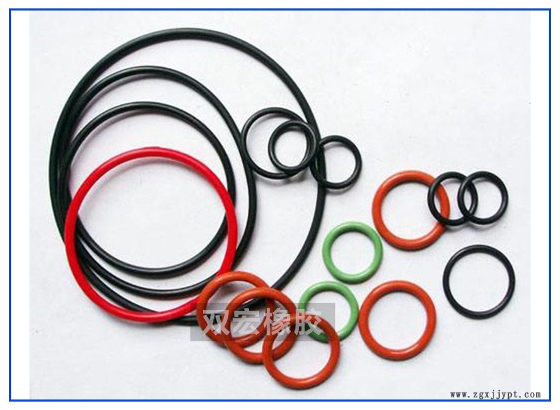 可定制批發(fā)彩色橡膠o型密封圈泵用耐高溫食品級(jí)硅膠圈示例圖4