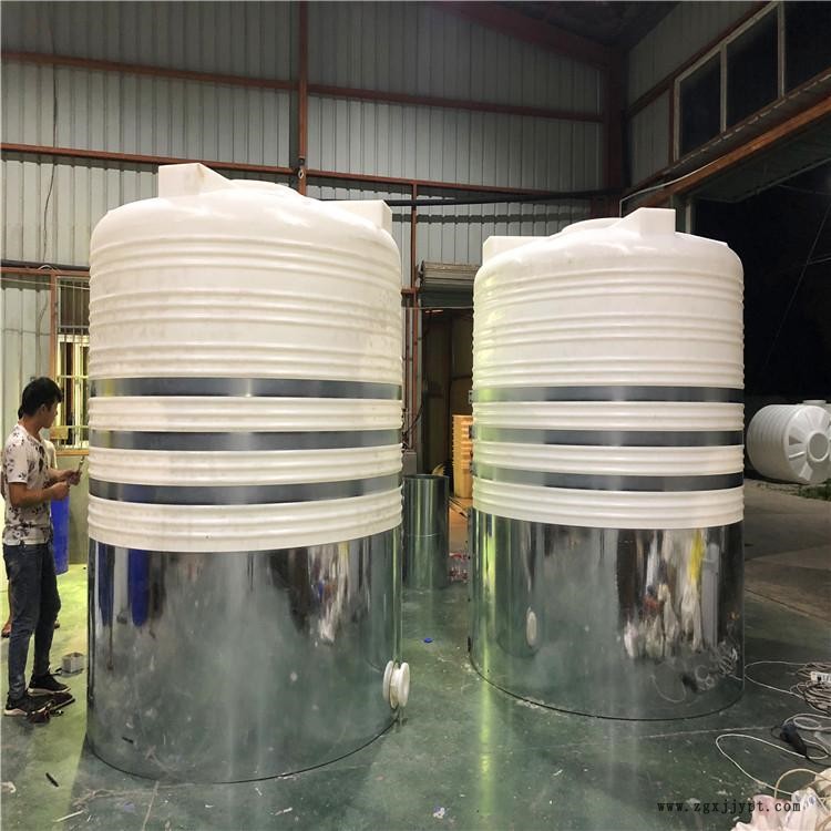 甬誠(chéng)滾塑 5噸二次容器 10方殺菌劑塑料容器 冷卻水系統(tǒng)配套化工容器